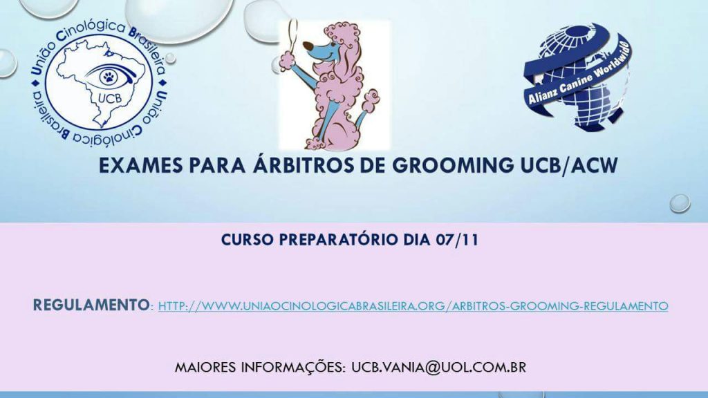 EXAMEN PARA ÁRBITROS DE GROOMING UCB/ACW