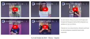 jueces tienen un mensaje para todos los participantes del campeonato de peluquería canina