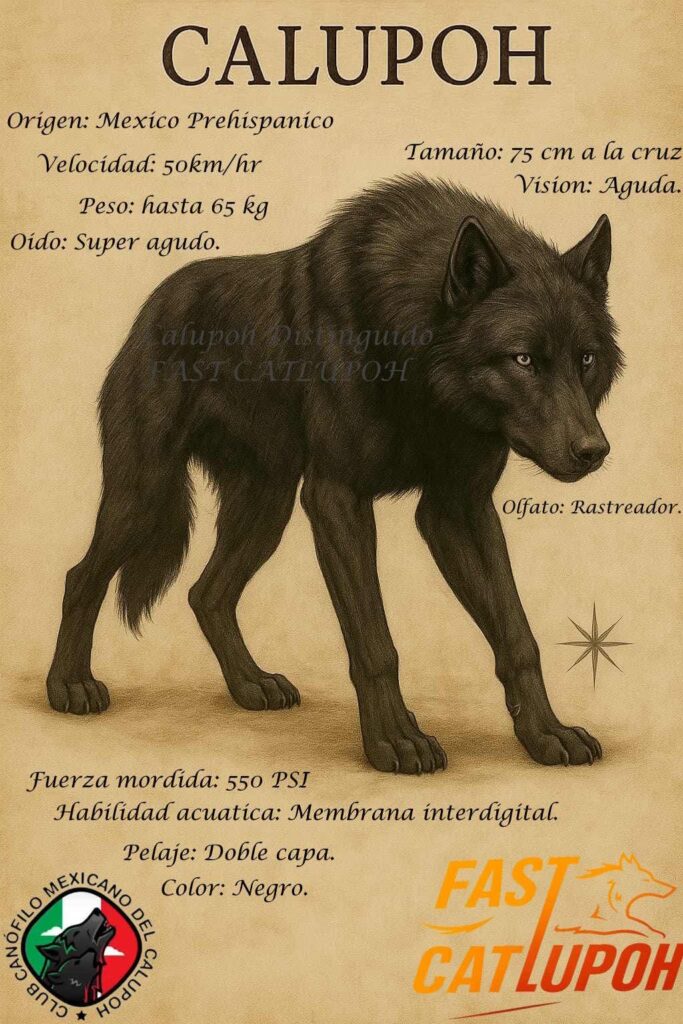 Calupoh: El Perro Lobo Mexicano – Poder, Historia y Espíritu Prehispánico
