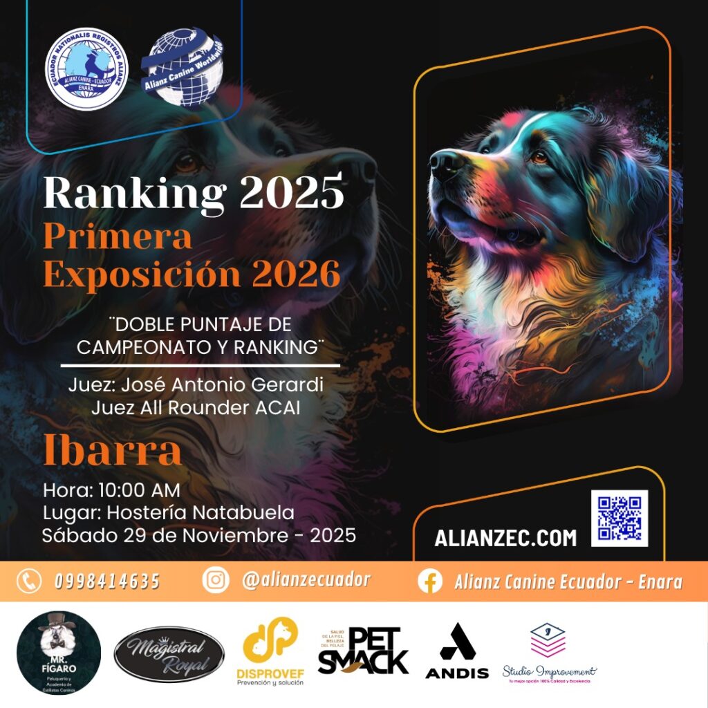 Exposición y Peluquería Canina Internacional Ecuador 2025